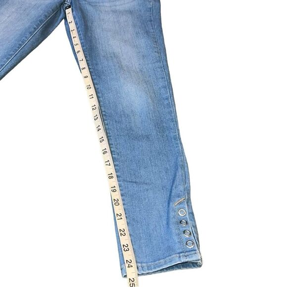311 Shaping Skinny Ankle Snap Women's Jeans Light Blue - Picture 4 of 8